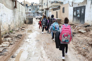 انطلاق العام الدراسي الجديد في غزة