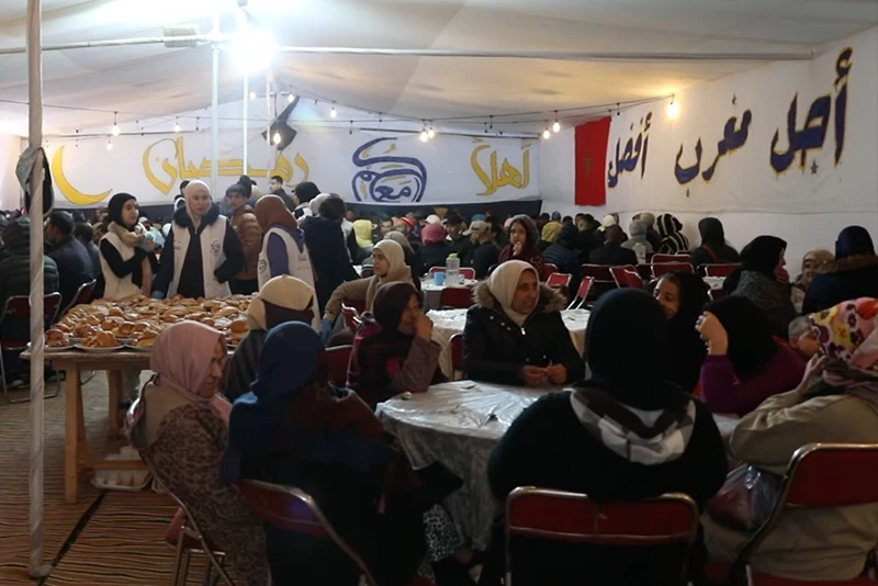من "موائد الرحمن" في سلا
