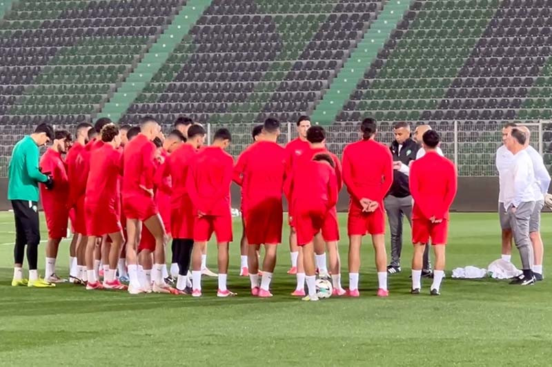 اختتام تداريب المنتخب