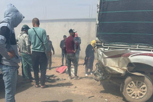 إصابة 25 عاملة زراعية في حادثة سير
