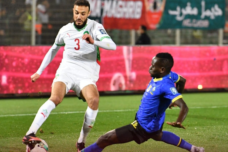 المنتخب المغربي يهزم تانزانيا بثنائية ويقترب من التأهل إلى كأس العالم
