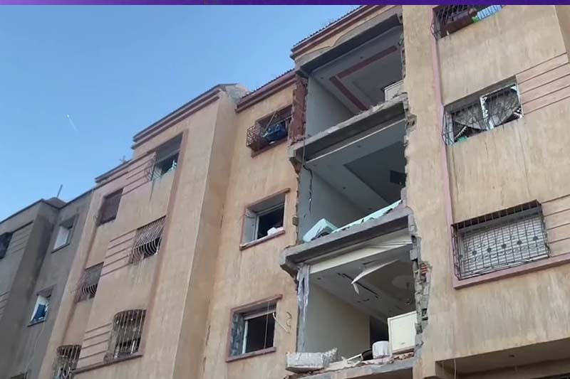 انفجار قنينتي غاز يخلف إصابات