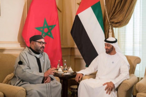 رئيس الإمارات يبارك العيد للملك
