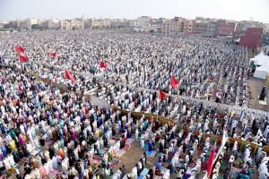 أجواء مهيبة في صلاة العيد بسلا