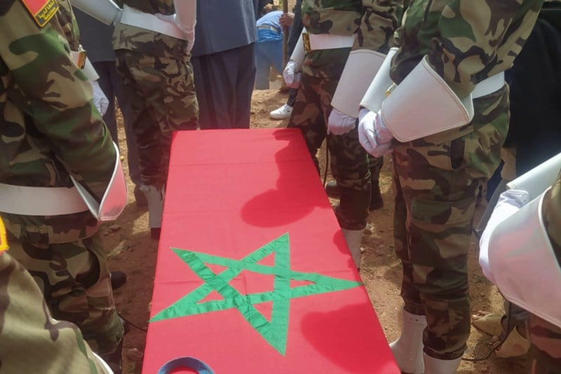 جنازة عسكرية تشيع جنديا بأزيلال