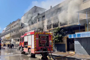 حريق مهول يلتهم مصنعًا بطنجة